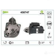 Стартер VALEO 1206007202 YK4U WXB 458747 3276424587473 - Изображение 4