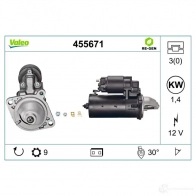 Стартер VALEO 228049 H92ZYI 455671 63 223435 - Изображение 4