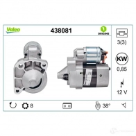 Стартер VALEO D 7E15 D7E20 438081 226888 - Изображение 4
