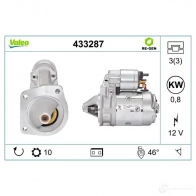 Стартер VALEO 225581 1835 57 433287 D9E108 - Изображение 4