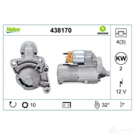 Стартер VALEO 226949 D7G11b D7G 11 438170 - Изображение 4