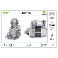 Стартер VALEO 438156 226937 D7E42 D7E3 2 - Изображение 4