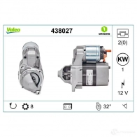 Стартер VALEO 226852 438027 D7 E18 D7E38 - Изображение 4