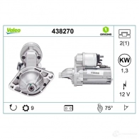 Стартер VALEO 438270 3276424382702 F Q9XI 227017 - Изображение 4