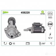Стартер VALEO VS 610 458220 Q27ZB 228288 - Изображение 4