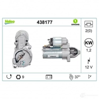 Стартер VALEO 0RF7K 438177 226956 D6 G2 - Изображение 4