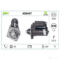 Стартер VALEO 45844 6 YQTU6E 228381 458447 - Изображение 4