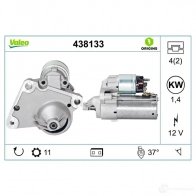 Стартер VALEO 226923 6JTZBPT D6RA 110 438133 - Изображение 4