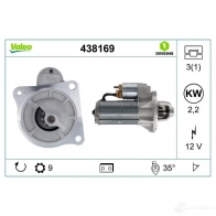 Стартер VALEO 438169 D7R6 1 0GOR92P 226948 - Изображение 4