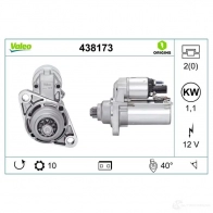 Стартер VALEO QKUN5 438173 226952 D6GS 13 - Изображение 4