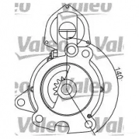 Стартер VALEO D13HP704 436093 D13HP 701 225795 - Изображение 2