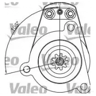 Стартер VALEO TBI82 455541 D4 2 227962 - Изображение 2