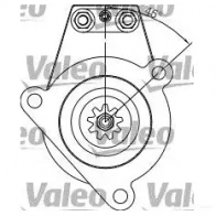 Стартер VALEO WMNUC 227960 455538 D4 0 - Изображение 2