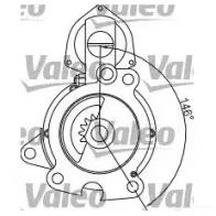 Стартер VALEO 455703 D13E122TE 228078 D 13E - Изображение 2
