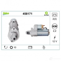 Стартер VALEO 458171 188 491 D7R37 228239 - Изображение 4