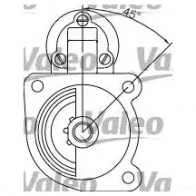 Стартер VALEO KBA9LM D 46 227966 455545 - Изображение 2