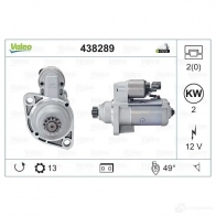 Стартер VALEO 227031 3276424382894 438289 50 3ZAU9 - Изображение 4