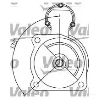 Стартер VALEO YFB7FU D2 7 455525 227948 - Изображение 2