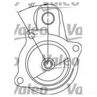 Стартер VALEO D11E146 227931 D11E 118 455507 - Изображение 2