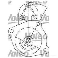 Стартер VALEO D11E1 20 126240005 433314 D11E158 - Изображение 2