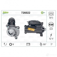 Стартер VALEO D6RA 571 726022 1206115148 D7E2 - Изображение 4