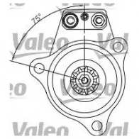 Стартер VALEO 455524 EPS7K D2 6 227947 - Изображение 2