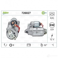 Стартер VALEO 3276427260274 Renault Twingo (C06) 1 Хэтчбек 1.2 (C063. C064) 55 л.с. 1993 – 1996 PD 1UE 726027