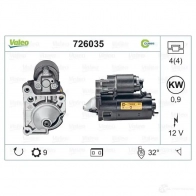 Стартер VALEO D9E27 6 726035 1206115840 33EXJ5 - Изображение 4