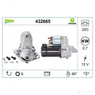 Стартер VALEO 432665 225400 D6R A169 D9E129 - Изображение 4