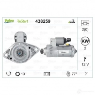 Стартер VALEO 5989770 438259 3276424382597 2Y4 807W - Изображение 4