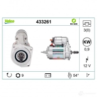 Стартер VALEO 225565 D8E157 433261 D 8E153 - Изображение 4
