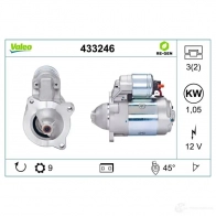 Стартер VALEO 1 01973 433246 104428 225554 - Изображение 3