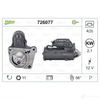 Стартер VALEO 726077 Renault Laguna (BG) 2 Хэтчбек 1.9 dCi 125 л.с. 2005 – 2007 3276427260779 C2UGA 1