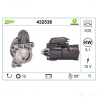 Стартер VALEO D9R73 225339 D11 E172 432538 - Изображение 4