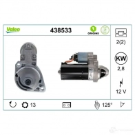 Стартер VALEO VH DDB 438533 1437850986 - Изображение 4