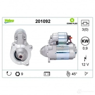 Стартер VALEO 201092 N DV72 1437851073