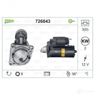 Стартер VALEO 3276427260434 726043 J IR7DJ 1206116248 - Изображение 4