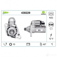 Стартер VALEO 3276424382290 PM0 E8 1199248344 438229 - Изображение 4
