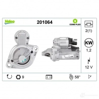 Стартер VALEO 201064 1437850062 K5R AI6 - Изображение 4