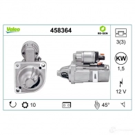 Стартер VALEO 1199256044 X T5QV 3276424583642 458364 - Изображение 4