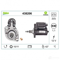 Стартер VALEO 438206 RB68SM5 226978 D7RS30 1 - Изображение 4
