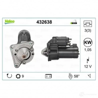 Стартер VALEO 8IKJ0ZR D6RA 53 225388 432638 - Изображение 4