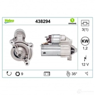 Стартер VALEO 1199248610 EM2 0S 438294 3276424382948 - Изображение 4
