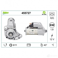 Стартер VALEO D7RS29 455727 228092 188 252 - Изображение 4