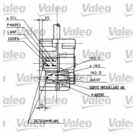 Подрулевой переключатель VALEO C M012 221717 251154 HR4LR6N