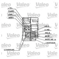 Подрулевой переключатель VALEO VB YQ2R 221765 3276422512750 251275