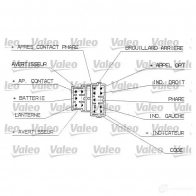 Подрулевой переключатель VALEO Citroen Xsara 1 (N2) Универсал 1.5 D 57 л.с. 1997 – 2000 251308 3276422513085 N8DKH 0