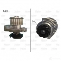 Водяной насос, помпа VALEO 3276425066861 Q1NV79 7 229059 506686 - Изображение 5