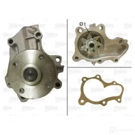 Водяной насос, помпа VALEO 40 W4PN 3276425069008 506900 Mitsubishi Lancer 9 (CS) 2001 – 2007