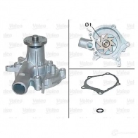 Водяной насос, помпа VALEO 506405 3276425064058 TT P9G Mitsubishi L200 3 (K6, K7) 1996 – 2005